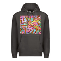 Smoke Easter bunny carrot and quail egg Premium Hoodie - RanaPortraitStore