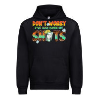 Black dont worry ive had both my shots Urban Hoodie - texasbilliewilder
