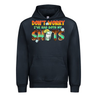 Navy dont worry ive had both my shots Urban Hoodie - texasbilliewilder
