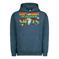 Pigment Midnight Navy dont worry ive had both my shots Urban Hoodie - texasbilliewilder