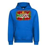 Cobalt mexicana Urban Hoodie - Zillion Design Studio