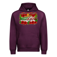 Mauve Wine mexicana Urban Hoodie - Zillion Design Studio