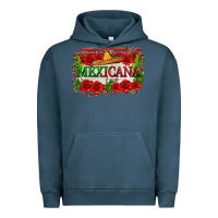 Pigment Midnight Navy mexicana Urban Hoodie - Zillion Design Studio