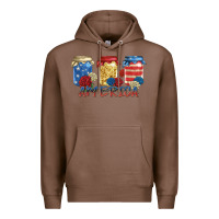 Chestnut america mason jar Premium Hoodie - Zillion Design Studio