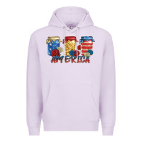 Lilac america mason jar Premium Hoodie - Zillion Design Studio