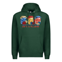 Sports Green america mason jar Premium Hoodie - Zillion Design Studio