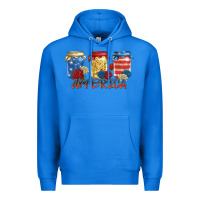 True Royal america mason jar Premium Hoodie - Zillion Design Studio