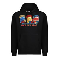 Black america mason jar Premium Hoodie - Zillion Design Studio