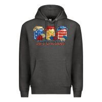 Charcoal Heather america mason jar Premium Hoodie - Zillion Design Studio