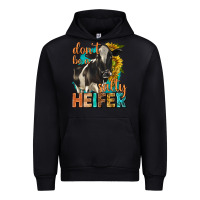 Black dont be a salty heifer with sunflowers Urban Hoodie - texasbilliewilder