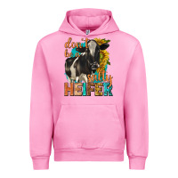 Fuchsia Pink dont be a salty heifer with sunflowers Urban Hoodie - texasbilliewilder