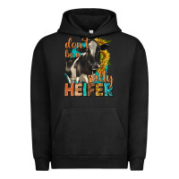 Pigment Black dont be a salty heifer with sunflowers Urban Hoodie - texasbilliewilder