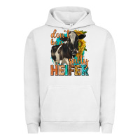 Pigment Lunar Rock dont be a salty heifer with sunflowers Urban Hoodie - texasbilliewilder