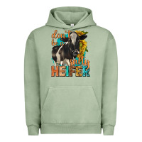 Pigment Oil Green dont be a salty heifer with sunflowers Urban Hoodie - texasbilliewilder