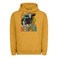 Pigment Peanut Butter dont be a salty heifer with sunflowers Urban Hoodie - texasbilliewilder