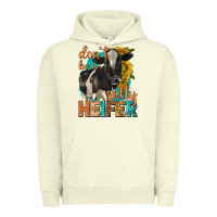 Pigment Pistachio dont be a salty heifer with sunflowers Urban Hoodie - texasbilliewilder
