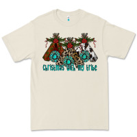 Bone Christmas With Tribe Premium Tee - CowhideDigitalArt