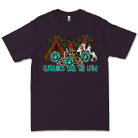Plum Christmas With Tribe Premium Tee - CowhideDigitalArt