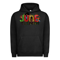 Pigment Black JUNE TEENTH Urban Hoodie - Zillion Design Studio