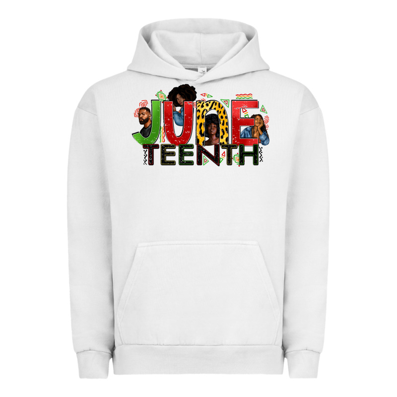 June Teenth Urban Hoodie by Zillion Design Studio | Teevron