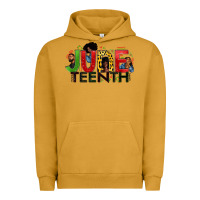 Pigment Peanut Butter JUNE TEENTH Urban Hoodie - Zillion Design Studio