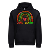Foreset Green juneteenth rainbow Urban Hoodie - Zillion Design Studio