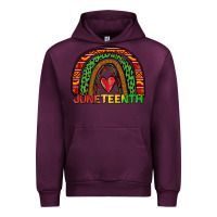 Mauve Wine juneteenth rainbow Urban Hoodie - Zillion Design Studio
