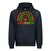 Navy juneteenth rainbow Urban Hoodie - Zillion Design Studio