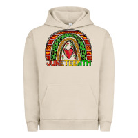Pigment French Oak juneteenth rainbow Urban Hoodie - Zillion Design Studio