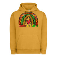Pigment Peanut Butter juneteenth rainbow Urban Hoodie - Zillion Design Studio