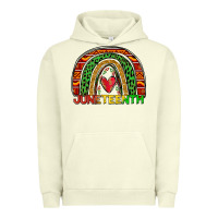 Pigment Pistachio juneteenth rainbow Urban Hoodie - Zillion Design Studio