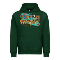 Forest Green faith over fear Urban Hoodie - texasbilliewilder