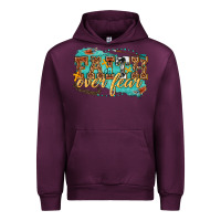 Mauve Wine faith over fear Urban Hoodie - texasbilliewilder
