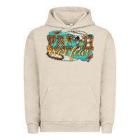 Pigment French Oak faith over fear Urban Hoodie - texasbilliewilder