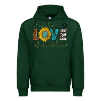 Forest Green for the love of sunshine Urban Hoodie - texasbilliewilder