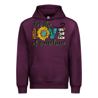 Mauve Wine for the love of sunshine Urban Hoodie - texasbilliewilder