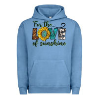 Pigment Pebble Blue for the love of sunshine Urban Hoodie - texasbilliewilder