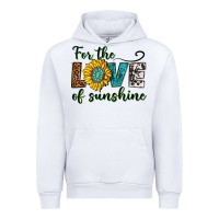 White for the love of sunshine Urban Hoodie - texasbilliewilder