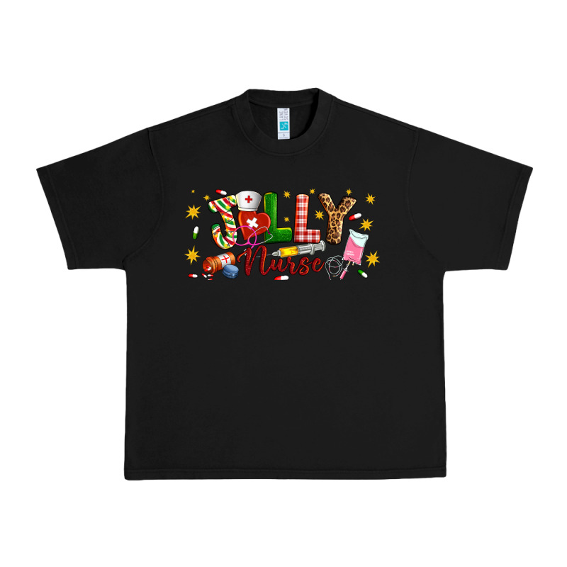 Christmas Jolly Nurse Urban Heavy Tee by Artiststas | Teevron