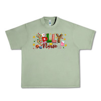 Oil Green Christmas jolly nurse Urban Heavy Tee - Artiststas