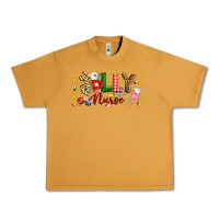 Peanut Butter Christmas jolly nurse Urban Heavy Tee - Artiststas