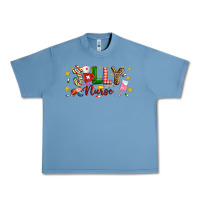Pebble Blue Christmas jolly nurse Urban Heavy Tee - Artiststas