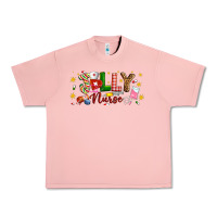 Salmon Christmas jolly nurse Urban Heavy Tee - Artiststas