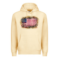 Pina Colada america leopard glitter flag Premium Hoodie - Zillion Design Studio