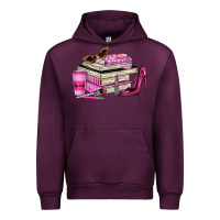 Mauve Wine girl boss lady Urban Hoodie - texasbilliewilder