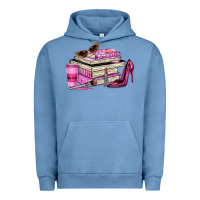 Pigment Pebble Blue girl boss lady Urban Hoodie - texasbilliewilder