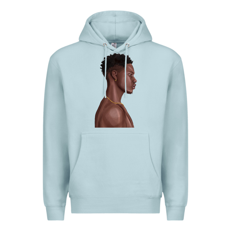 Afro Black Man Premium Hoodie by texasbilliewilder | Teevron