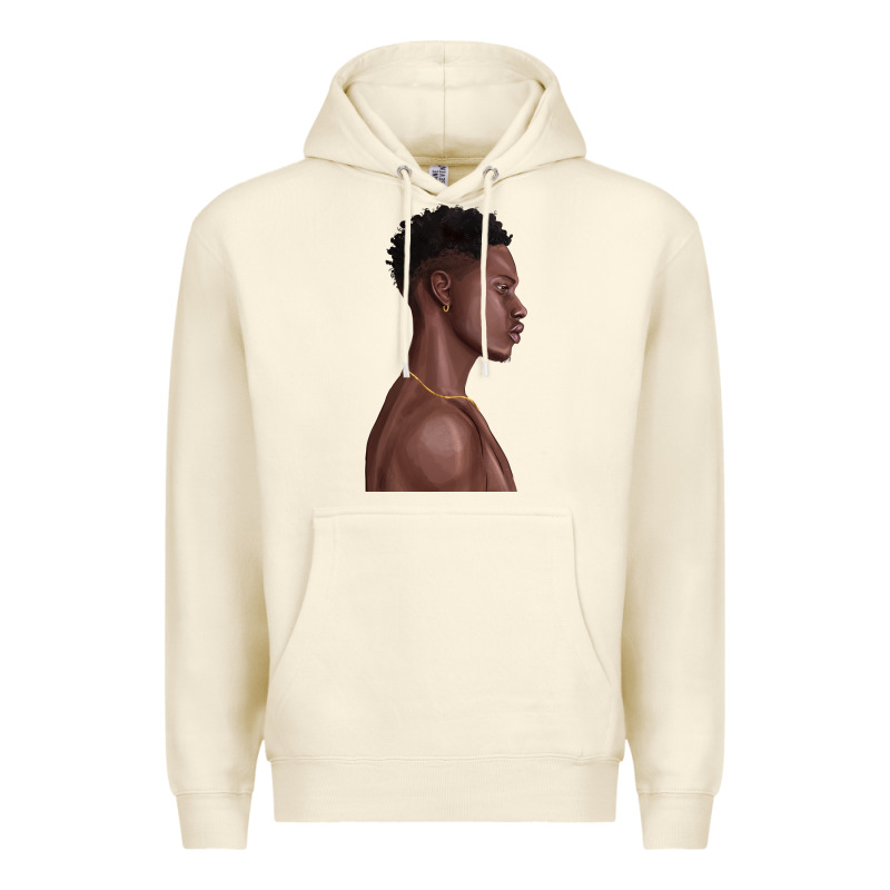Afro Black Man Premium Hoodie by texasbilliewilder | Teevron