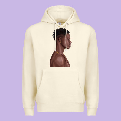 Afro Black Man Premium Hoodie Designed By Texasbilliewilder