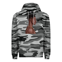 Slate Camo afro black man Premium Hoodie - texasbilliewilder